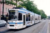 Heidelberg tram line 22 with articulated tram 265 "Bautzen" at Altes Hallenbad (2003)