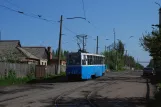 Horlivka tram line 7 with railcar 415 at 245 kwartał (2011)