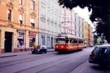 Innsbruck tram line 1 on Claudia Strasse (1991)