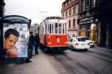 Istanbul Nostalgilinje T2 with railcar 411 at Tünel (2000-2001)