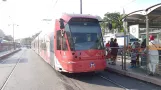 Istanbul regional line T1 with low-floor articulated tram 746 at Beyazit (2017)