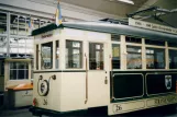 Jena museum tram 26 inside the depot Dornburger Straße (2003)