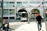 Jena tram line 5 at Ernst-Abbe-Platz (2003)