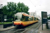 Karlsruhe regional line S4 with articulated tram 873 at Ettlinger Tor (2007)