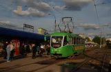 Kharkiv tram line 16 with railcar 4108 at Heroiv Pratsi (2011)