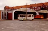Kiel service vehicle 196 in front of the depot Betriebshof Gaarden (1981)