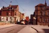 Kiel tram line 4 on Schulstraße (1981)