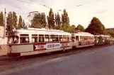 Kiel tram line 4 with railcar 245 at Fähre Holtenau (Schleusenstraße) (1981)