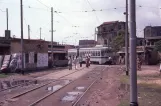 Kolkata tram line 1 at Belgatchia (1983)