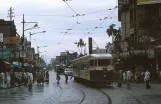 Kolkata tram line 3 at Shyambazar (1980)
