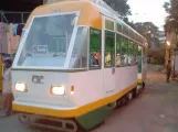 Kolkata tram line 5 with railcar 545 at Shyambazar (2008)