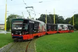 Košice articulated tram 500 near Staničné Nám (2011)