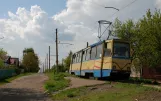 Kostiantynivka tram line 3 with railcar 007 near Novosjolovka (2011)