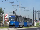Kraków extra line 34 with railcar 732 on Pawia (2007)