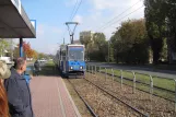 Kraków tram line 1 with railcar 876 on Aleja Jana Pawła II (2011)
