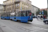 Kraków tram line 10 with railcar 783 near Plac Wolnica (2011)