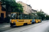 Kraków tram line 14 with railcar 448 at Bronowice (2004)