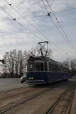 Kraków tram line 2 with articulated tram 193 on Jubilat (2011)