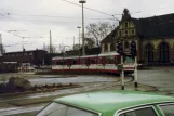 Krefeld extra regional line U76  near Hauptbahnhof (1988)