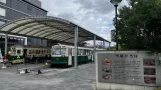 Kyoto railcar 505 in Shiden Plaza (2023)