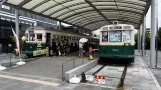Kyoto railcar 505 on the side track at Umekoji Park (2023)