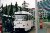Liberec regional line 11 with railcar 45 at Fügnerova (2004)