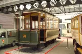 Liège railcar 70 in Musée des Transports en Commun (2010)