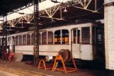 Lille railcar 420 inside the depot Saint Maur (1981)