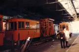 Lille service vehicle 901 inside the depot Saint Maur (1981)