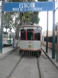 Lima Museu de la Elctridad with railcar 97 at Museo de la Electricidad (2013)