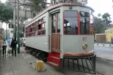 Lima Museu de la Elctridad with railcar 97 on Museo de Osma (2013)