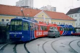 Linz articulated tram 46 at Sonnensteinstrasse (2004)