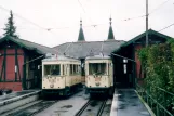 Linz tram line 50 with railcar VIII at Bergbahnhof Urfahr (2004)