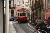 Lisbon Colinas Tour with railcar 6 on Rua Poiais de São Bento (2013)