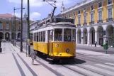 Lisbon extra line 25E with railcar 547 at Praça do Cormércio (2003)
