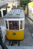 Lisbon funicular Elevador do Lavra with cable car Lavra 1 at Rua Câmara Pestana (2008)