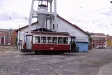 Lisbon Museu da Carris with railcar 1 outside Museu da Carris (2003)