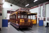 Lisbon open railcar 283 in Museu da Carris (2003)