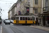 Lisbon railcar 559 in the intersection Rua da Prata/Rua do Comércio (2013)