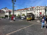 Lisbon tram line 12E with railcar 548 on Praça da Figueira (2013)