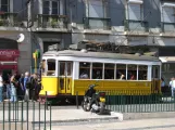 Lisbon tram line 28E with railcar 581 at Praça Luís de Camões (2008)