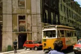 Lisbon tram line 3 on Rua dos Fanqueiros (1988)