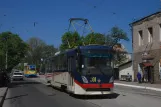 Luhansk tram line 11 with railcar 150 on Frunze Ulitsa (2011)