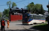 Luhansk tram line 6 with railcar 305 at Fabryka Lokomotyw (2011)