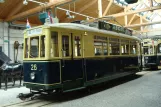 Luxembourg railcar 26 on Tram and Bus Museum (2014)