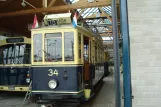 Luxembourg railcar 34 on Tram and Bus Museum (2014)