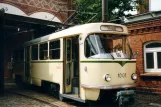 Magdeburg railcar 1001 in front of Museumsdepot Sudenburg (2003)