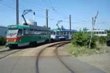 Magdeburg tram line 1 with railcar 1234 at IKEA (2008)