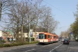 Mainz tram line 51 with articulated tram 273 at Kapellenstr. / G.Cen. (2009)