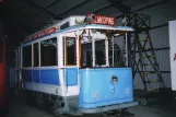 Malmköping railcar 10 inside Malmköping (2005)